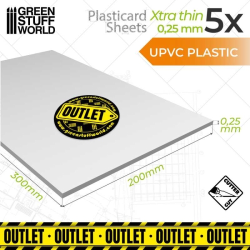 Plasticard Sheet 0,25mm